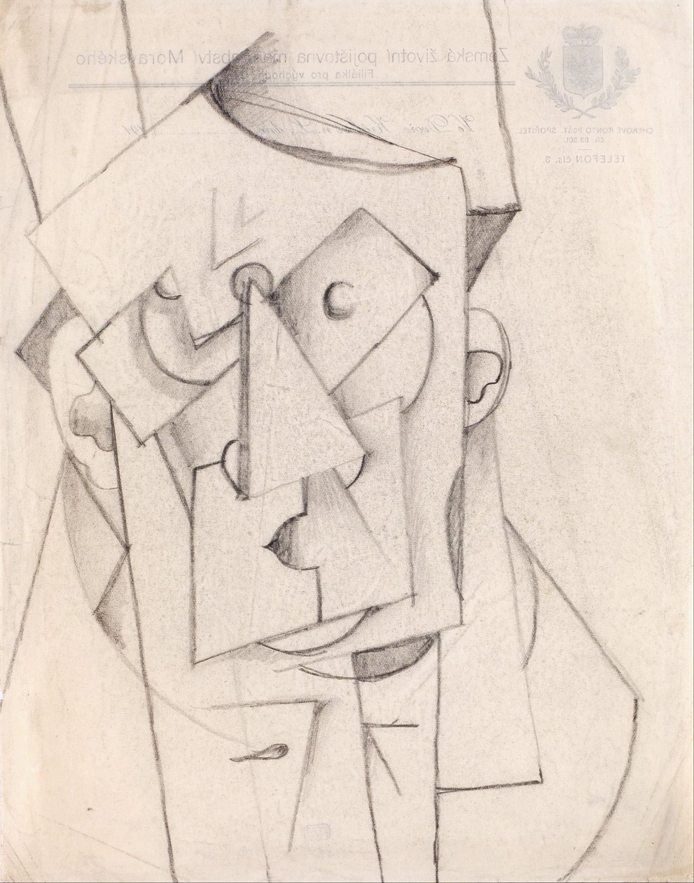 Composition cubiste – La Tête - Otto Gutfreund