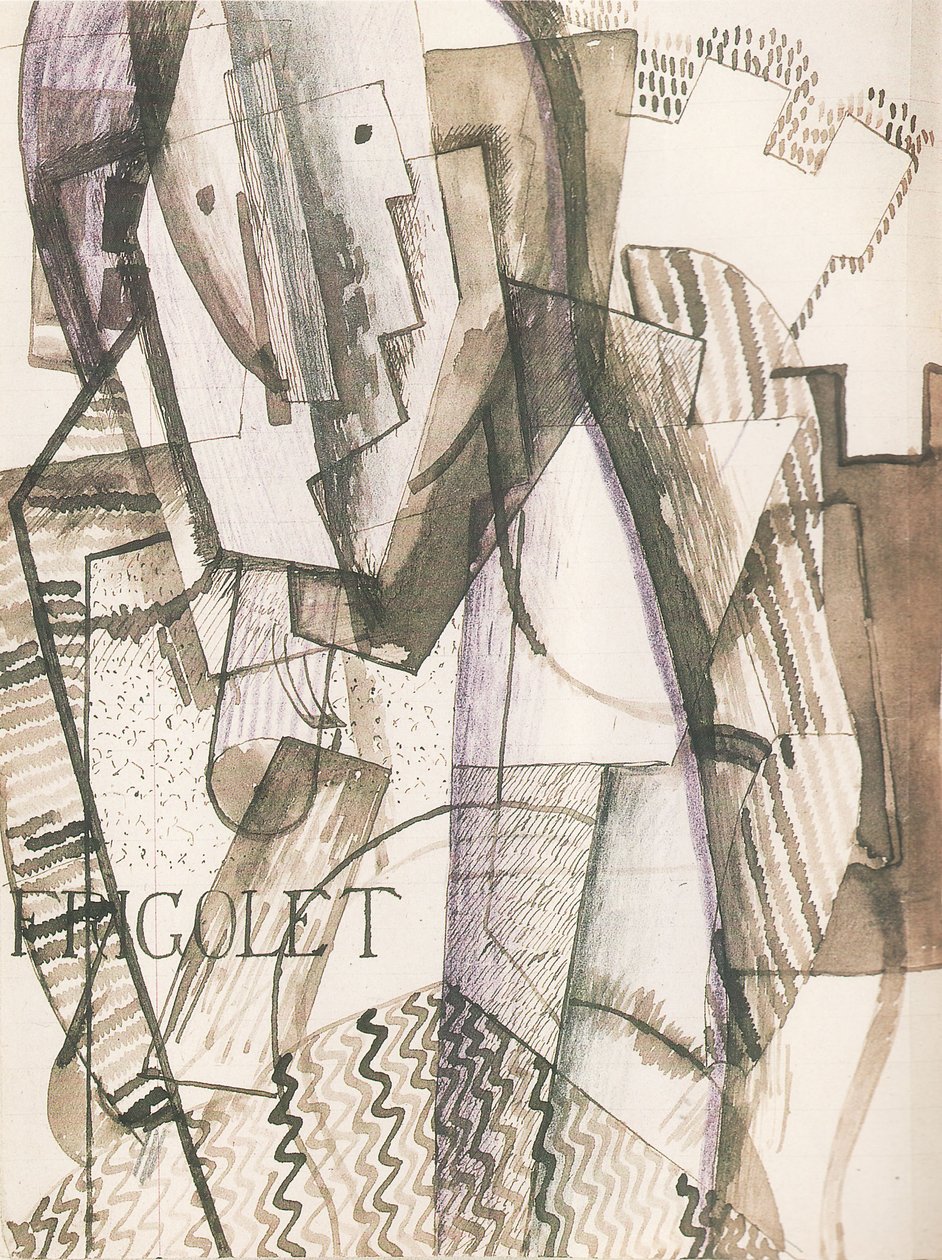 Postava pred hradbami, 1916 - Otto Gutfreund