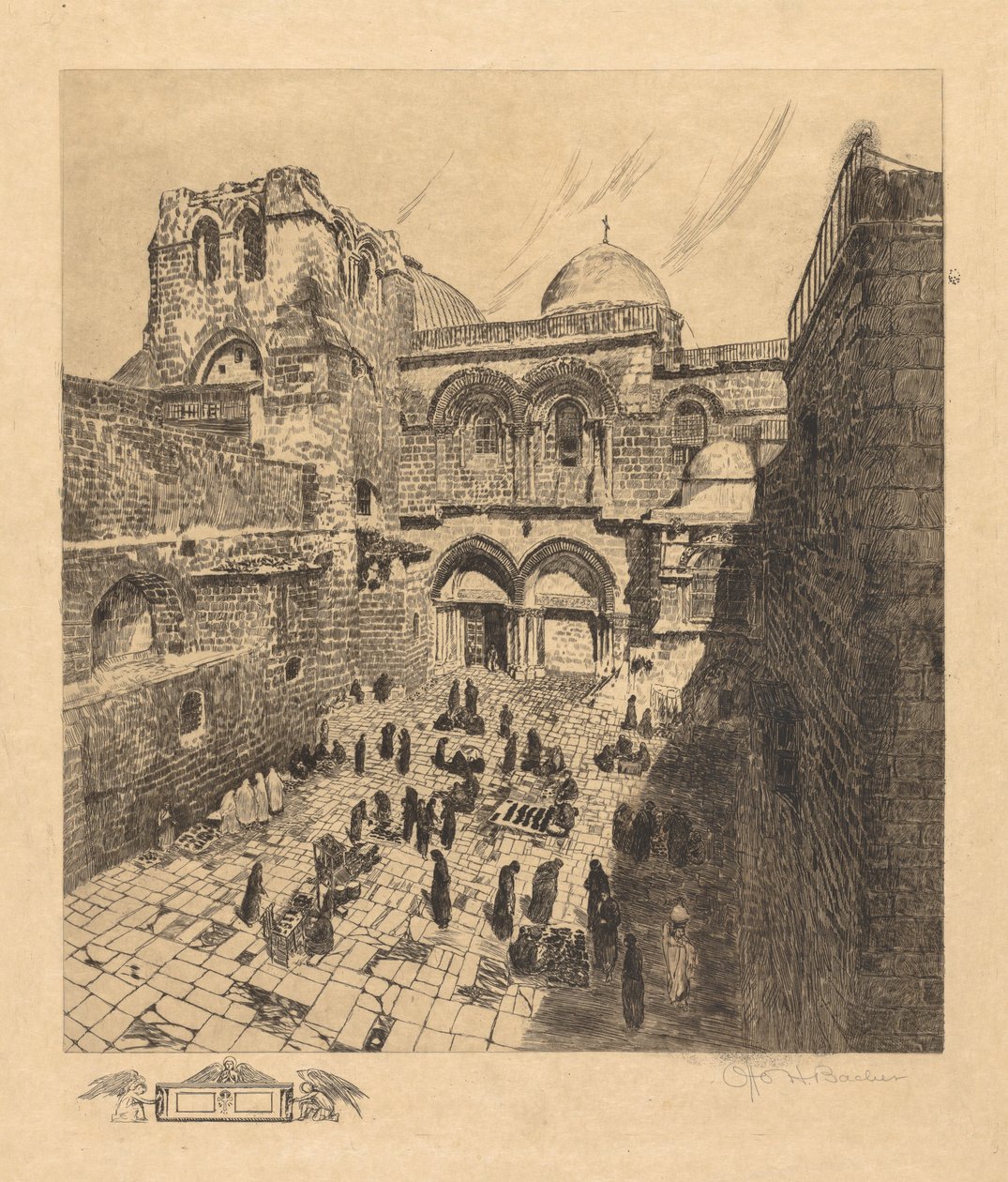 Église du Saint-Sépulcre, Jérusalem - Otto H. Bacher