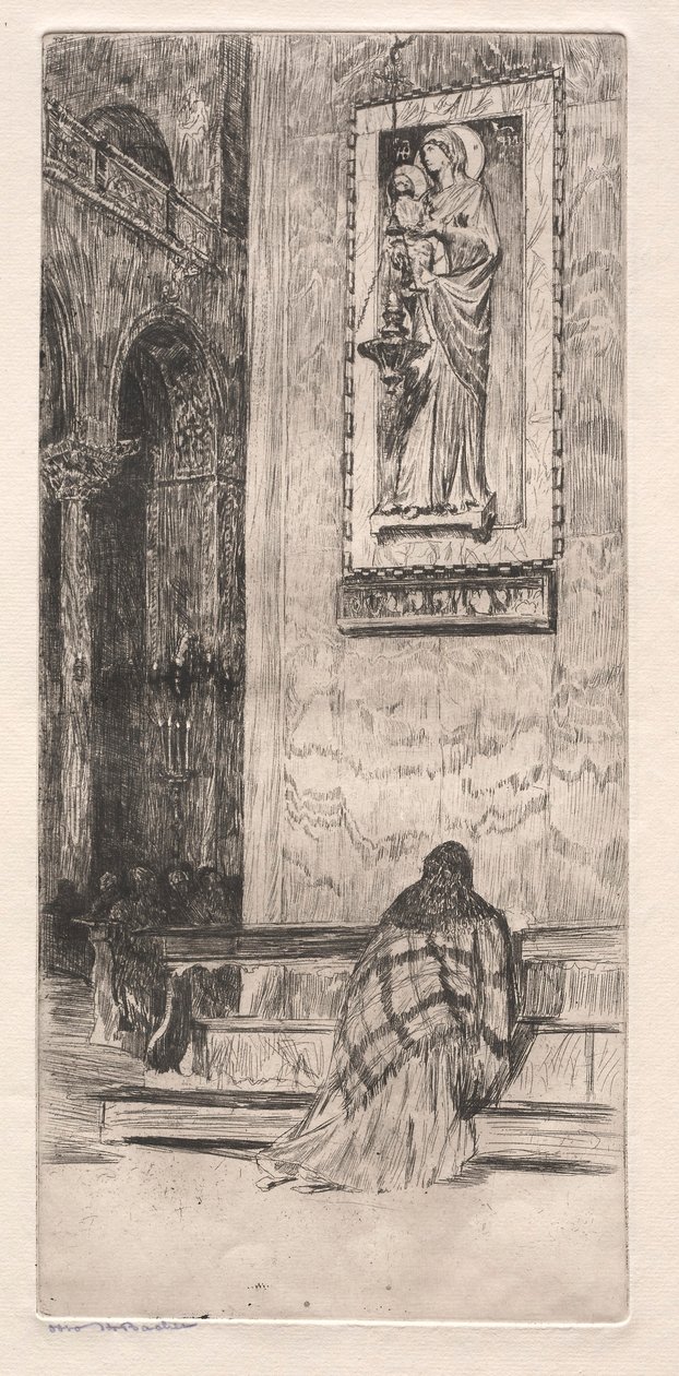 Eaux-fortes de Venise : Saint-Marc, 19e siècle - Otto H. Bacher