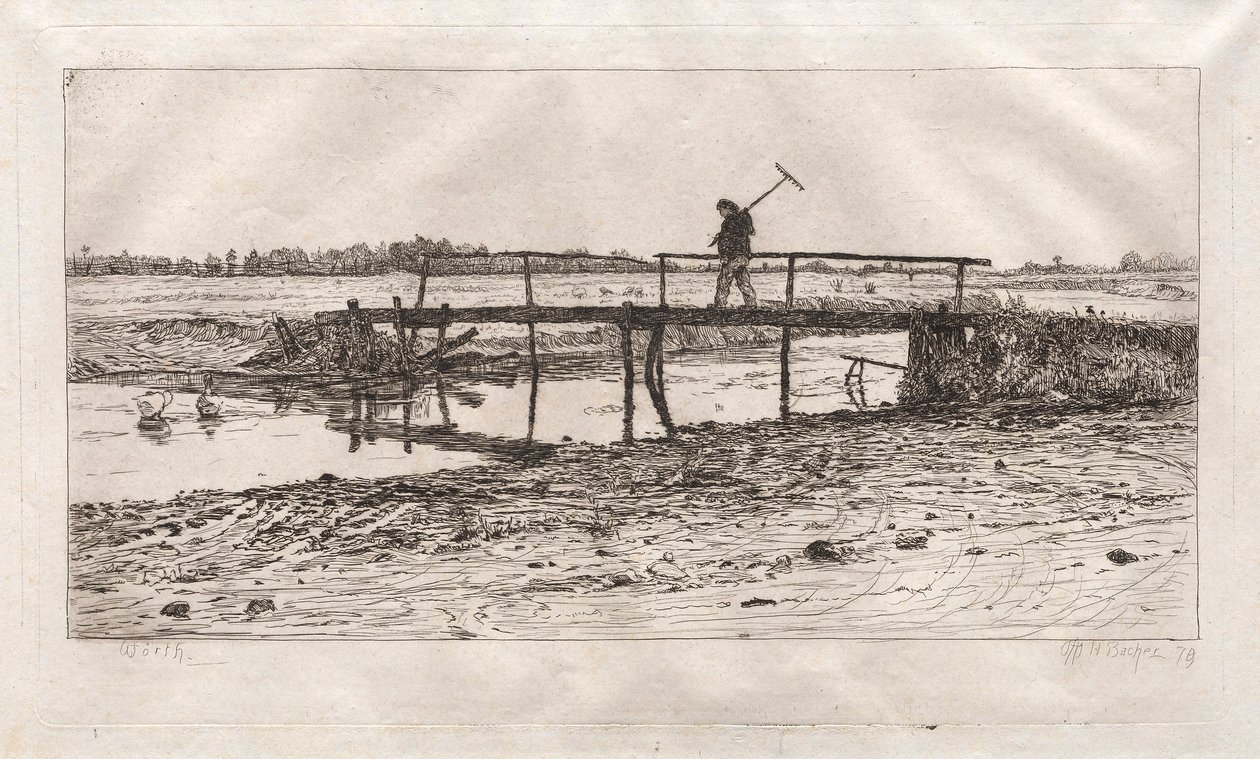 Passerelle, Worth, 1879 - Otto H. Bacher