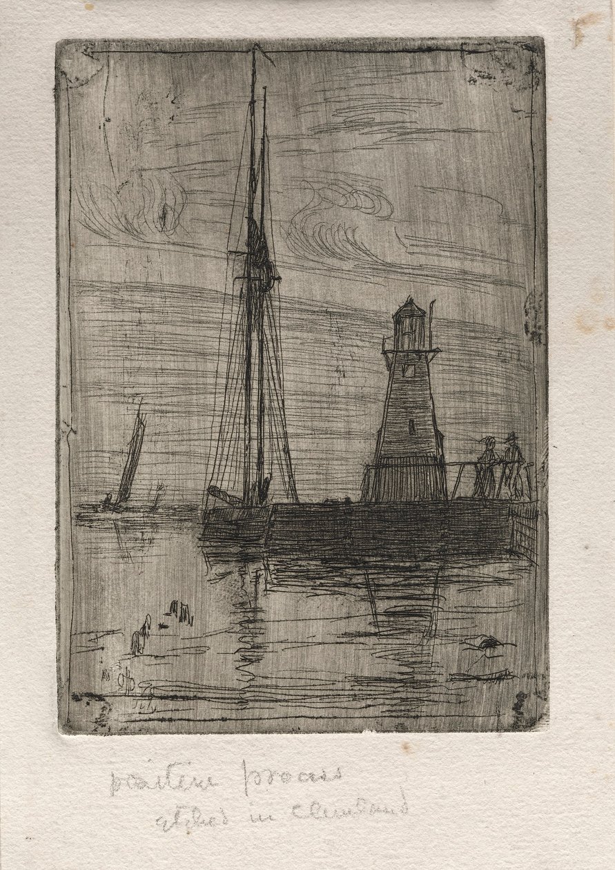 Quai de la rivière, 1890 - Otto H. Bacher