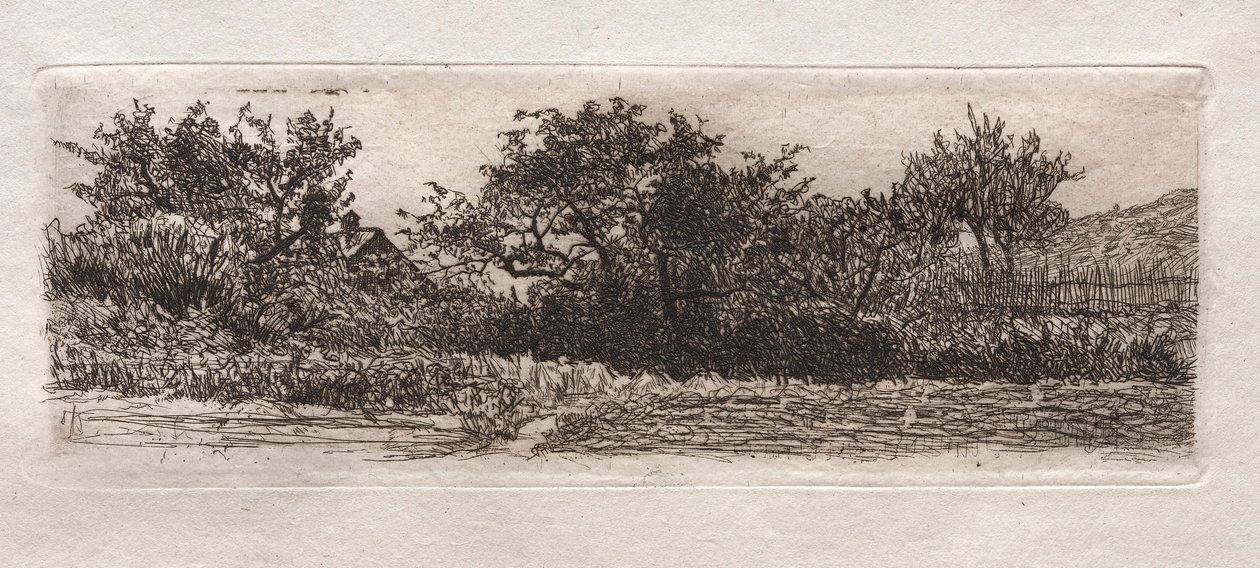 Toits et arbres, 1879 - Otto H. Bacher