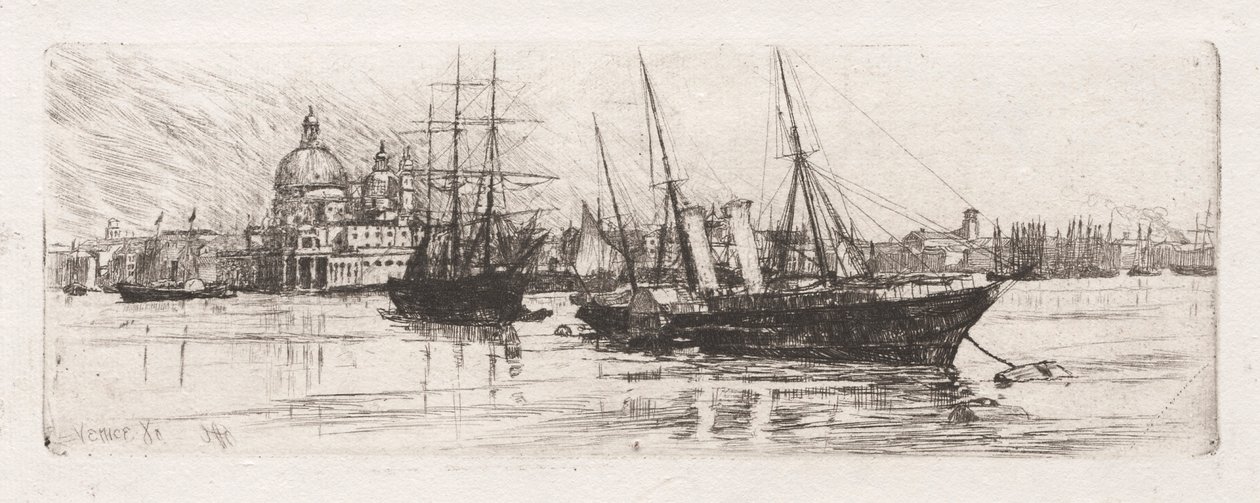 Deux bateaux, Venise - Otto H. Bacher