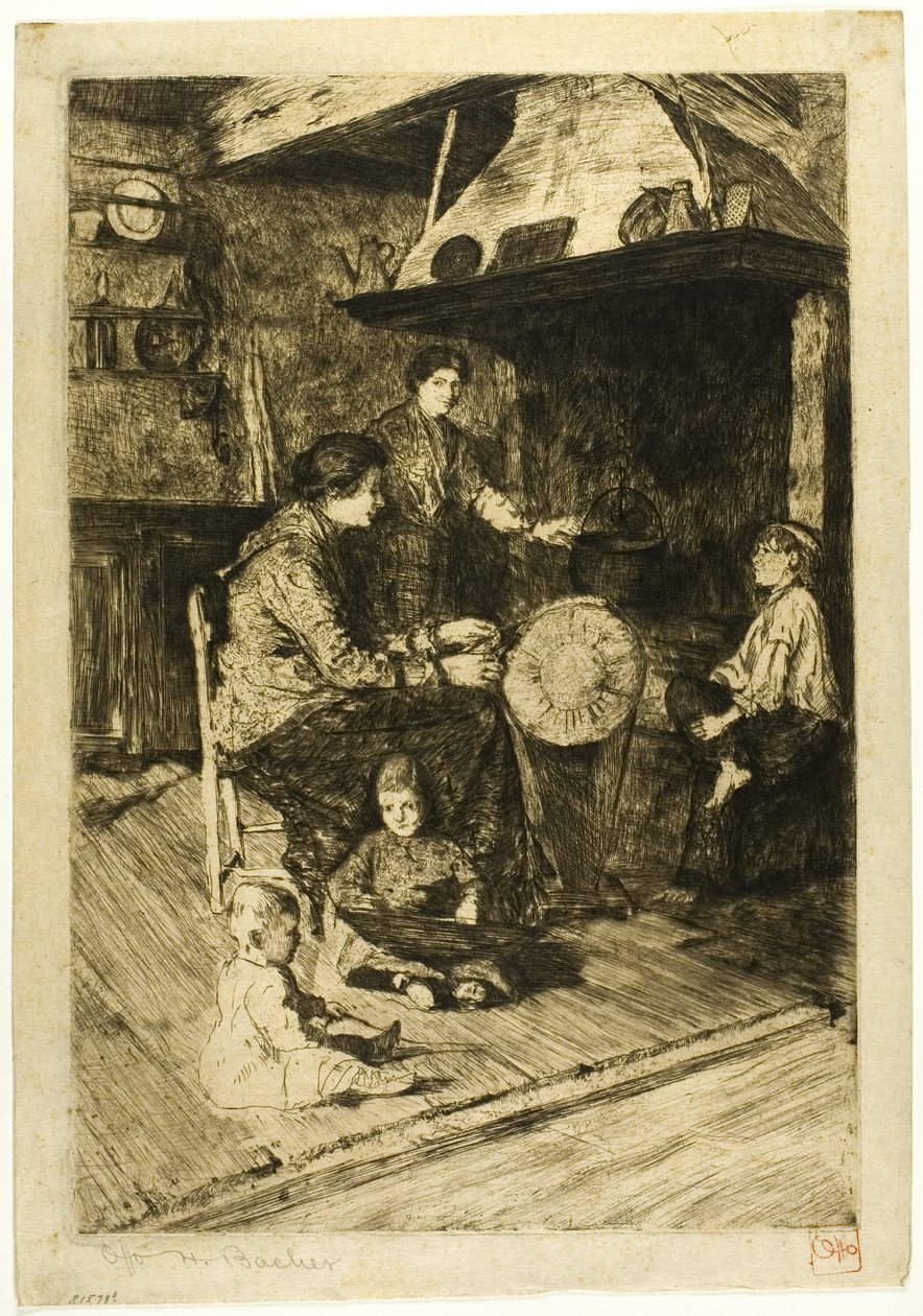 La dentellière - Otto Henry Bacher