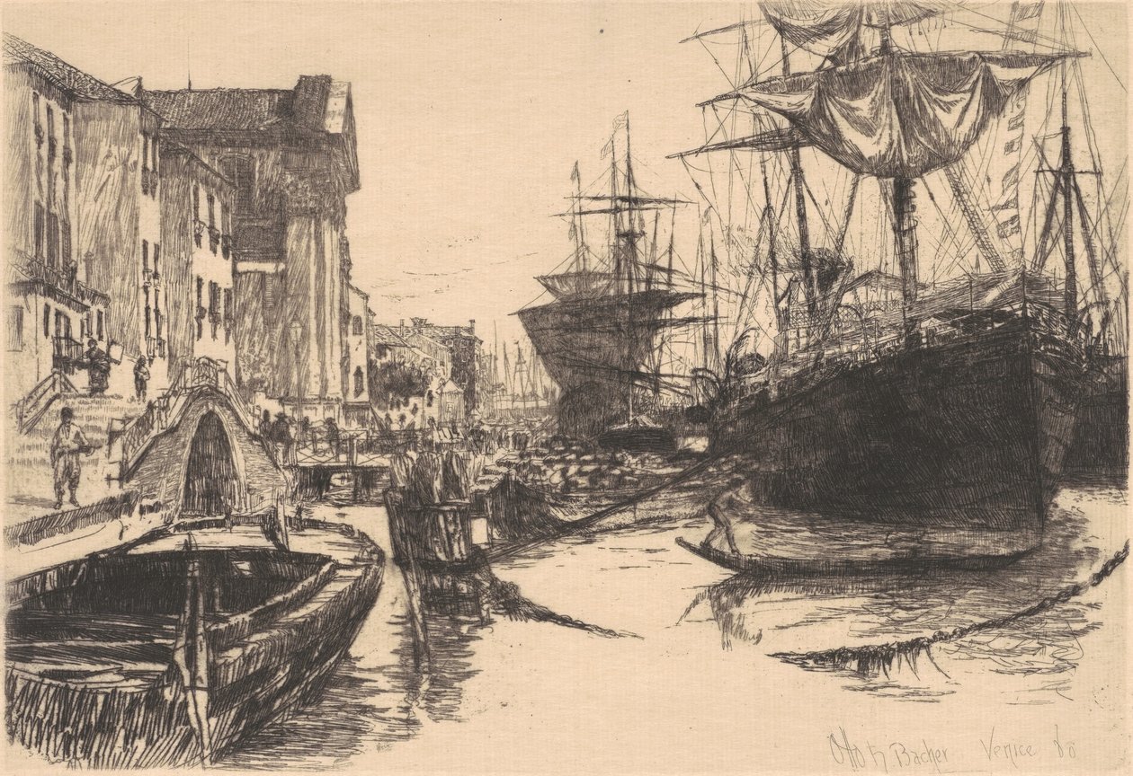 Venise, 1880 - Otto Henry Bacher