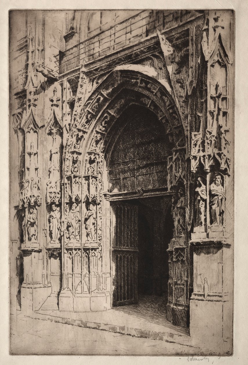 Portail central, Église Saint-Merri, Paris - Otto J. Schneider