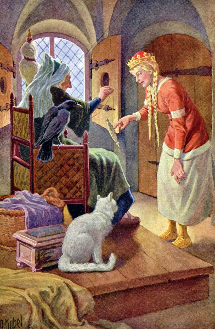 La Belle au bois dormant, c.1900 - Otto Kubel