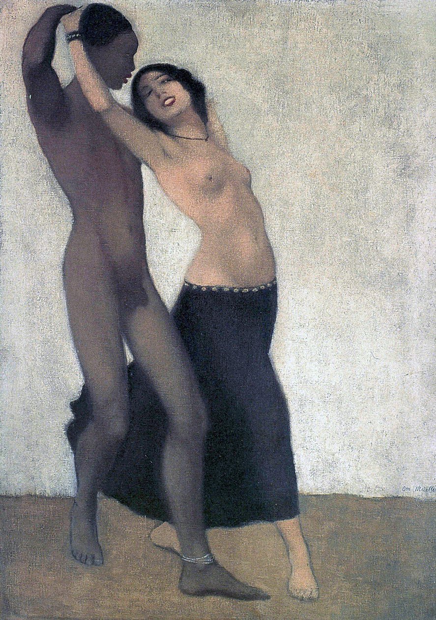 Un couple de danseurs afro-européens, vers 1903 - Otto Mueller