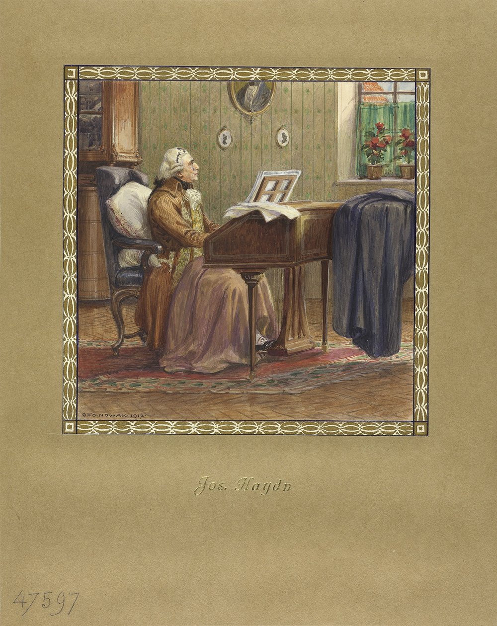 Joseph Haydn au grand piano, 1917 - Otto Robert Nowak