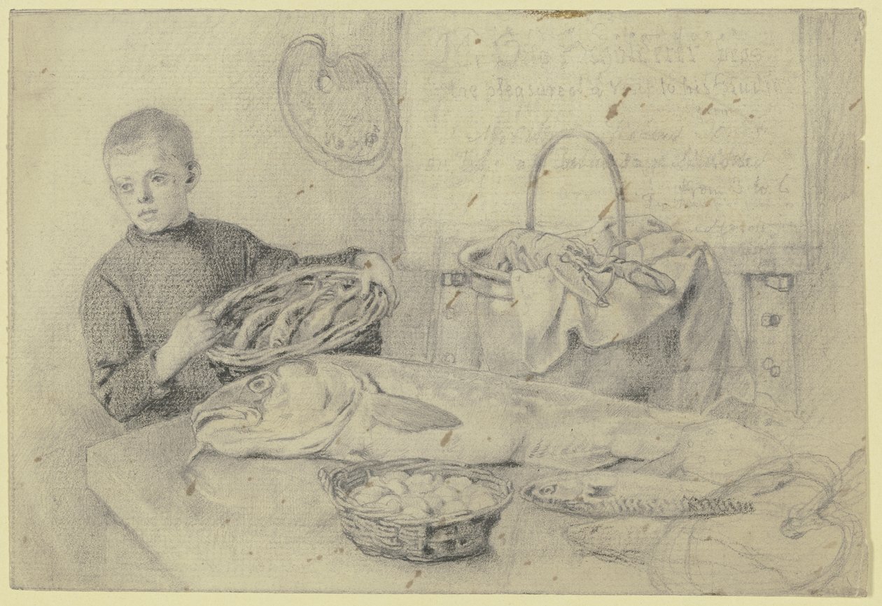 Chez le poissonnier - Otto Scholderer