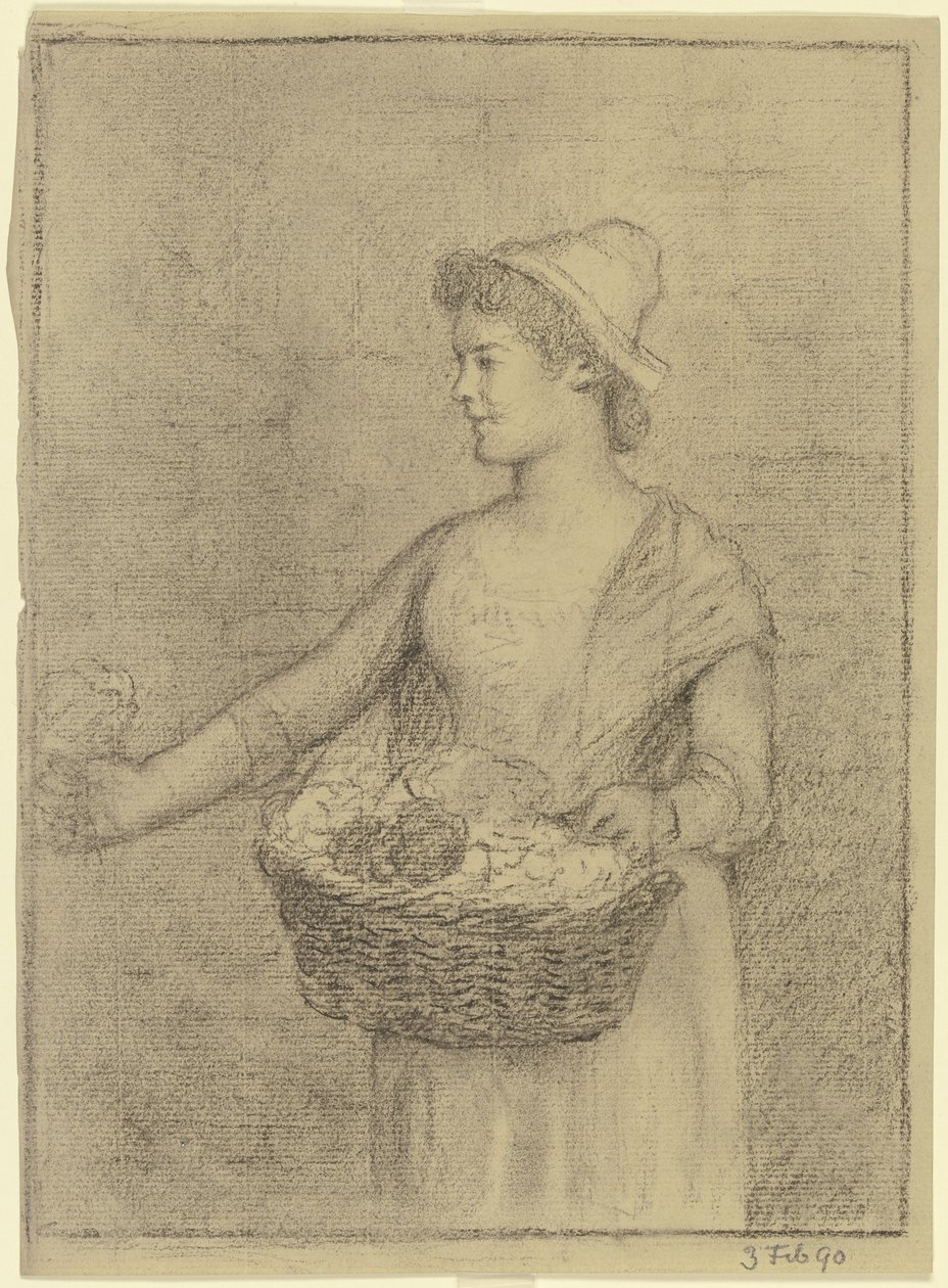 Marchand de légumes - Otto Scholderer
