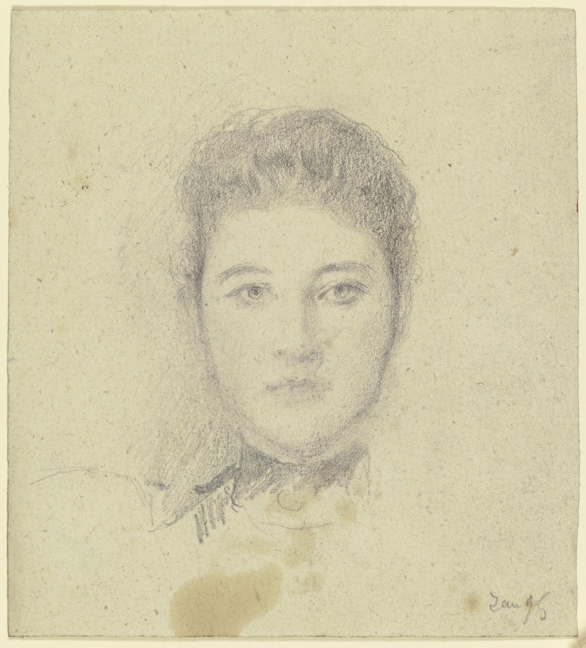 Portrait de Mademoiselle Martin - Otto Scholderer