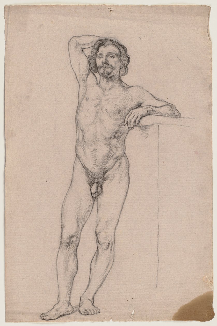 Nu masculin debout - Otto Scholderer