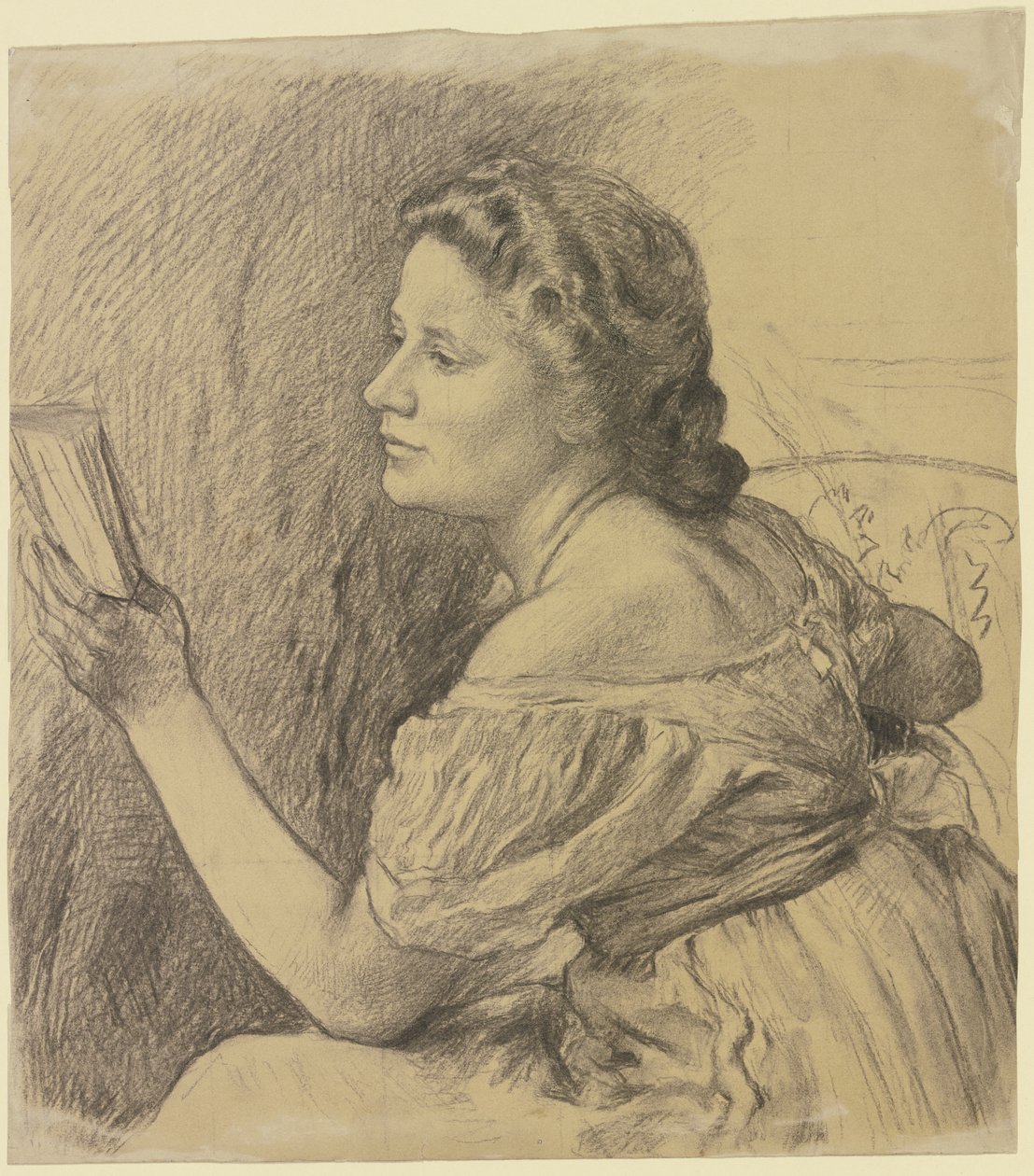 Le dernier chapitre - Jeune fille lisant - Otto Scholderer