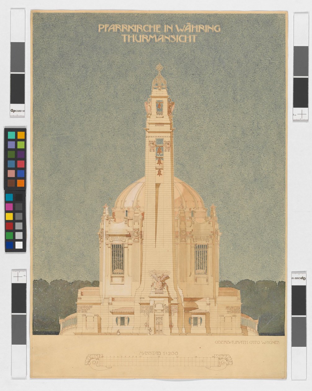 Église paroissiale de Währing, vue de la tour - Otto Wagner
