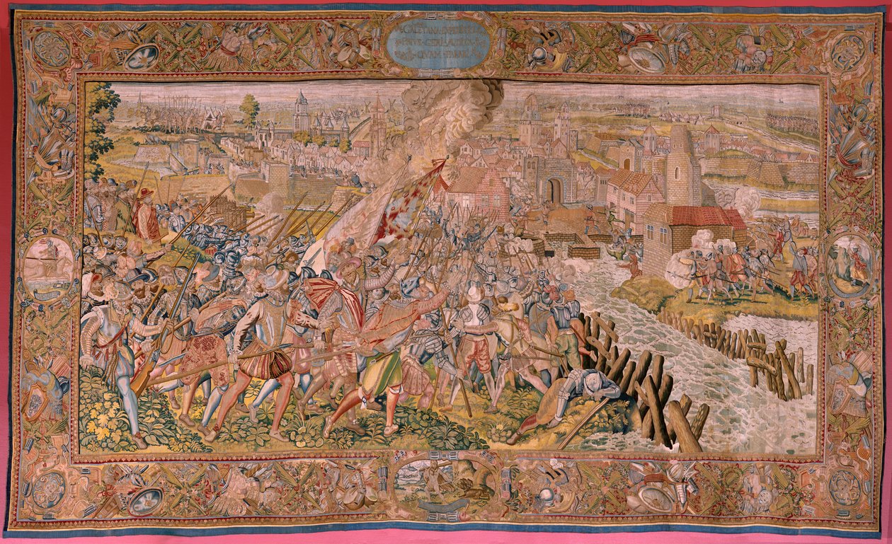 Tapisserie flamande. Série Triomphes et batailles de l