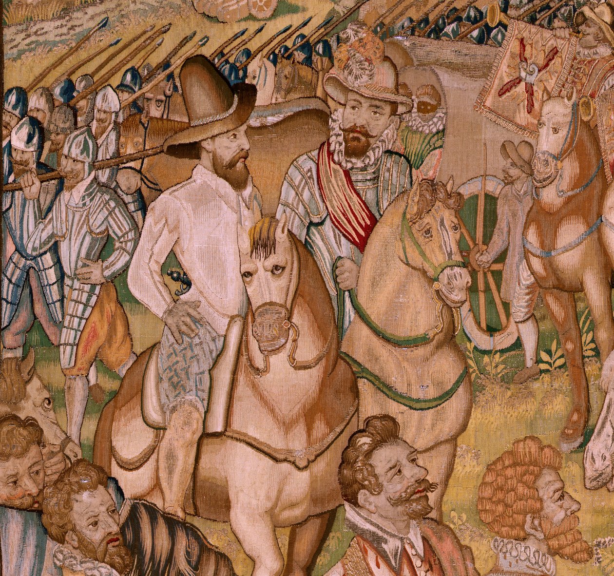 Tapisserie flamande. Série Triomphes et batailles de l