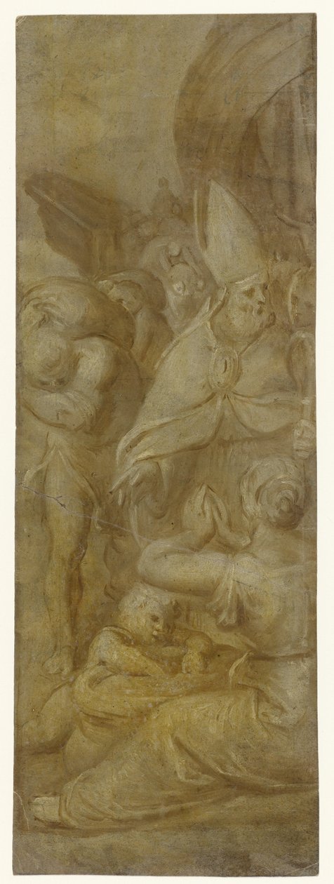 Saint Nicolas sauve la ville de Myre de la famine - Otto van Veen