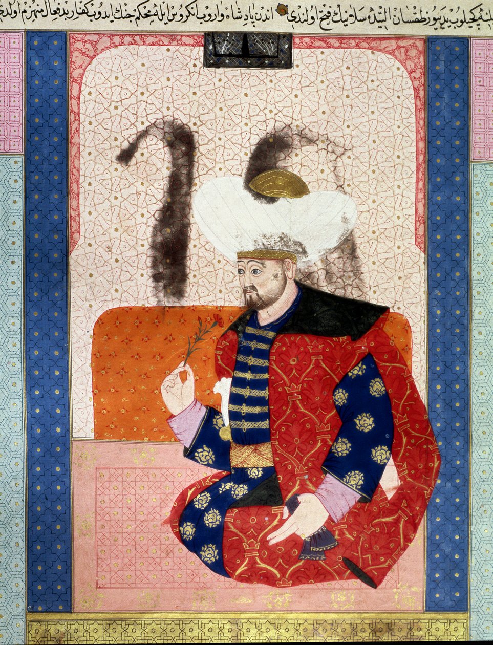 Portrait de Bayazid I - Ottoman School