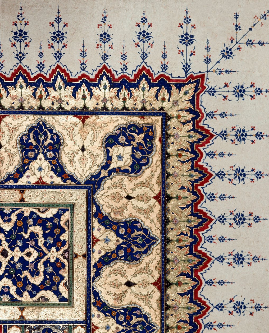 Art ottoman: détail de page du codex B 373 - Ottoman School