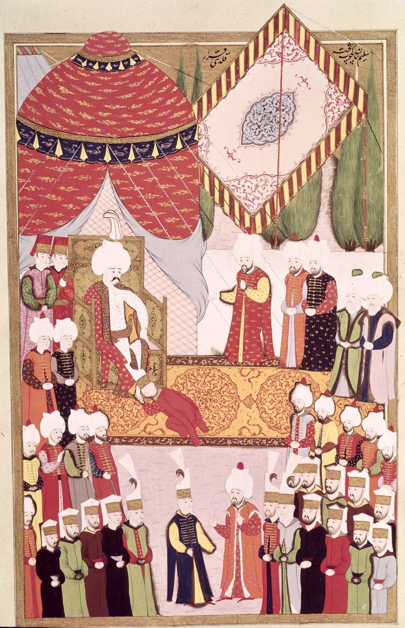Le couronnement du sultan Selim I (1466-1520) du 