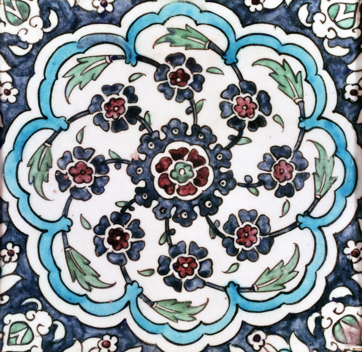 Carreau (fritte) - Ottoman School
