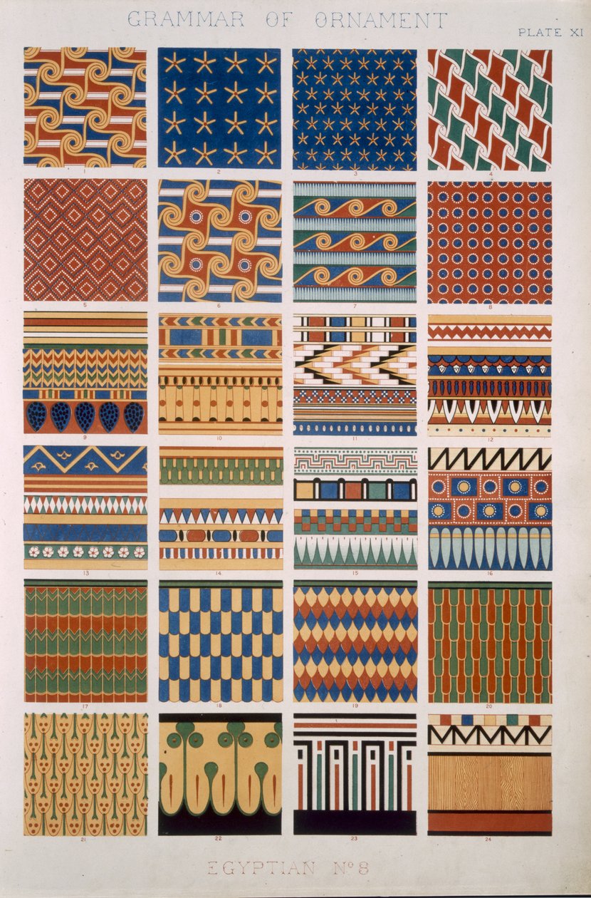 Égyptien No 8, Planche X, de 