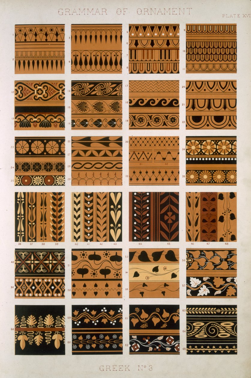 Grec No 3, Planche XVII, de 