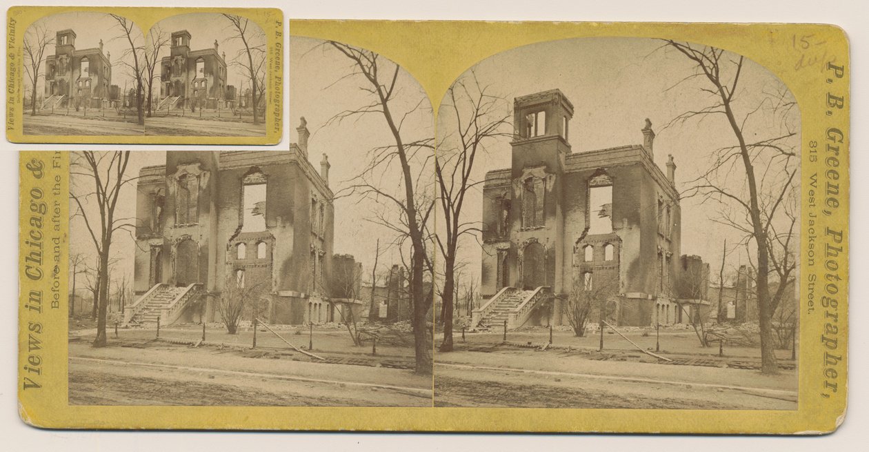 Stéréographe du Rumsey House après l