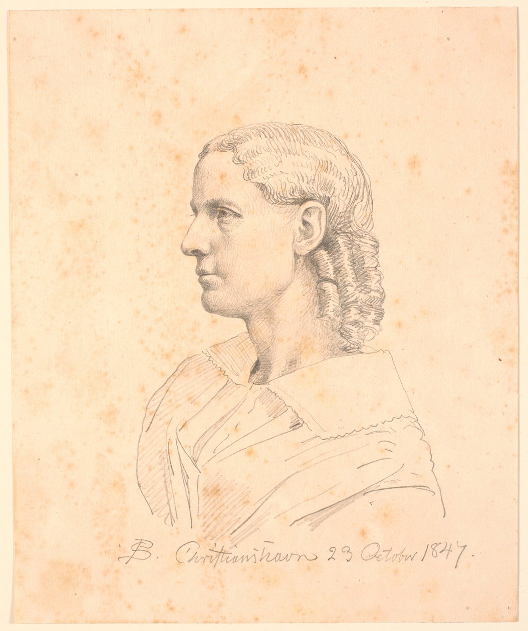 Portrait de dame - P.C. Skovgaard