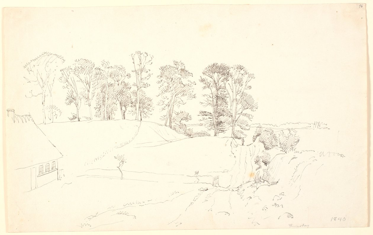 Paysage avec des arbres - P.C. Skovgaard