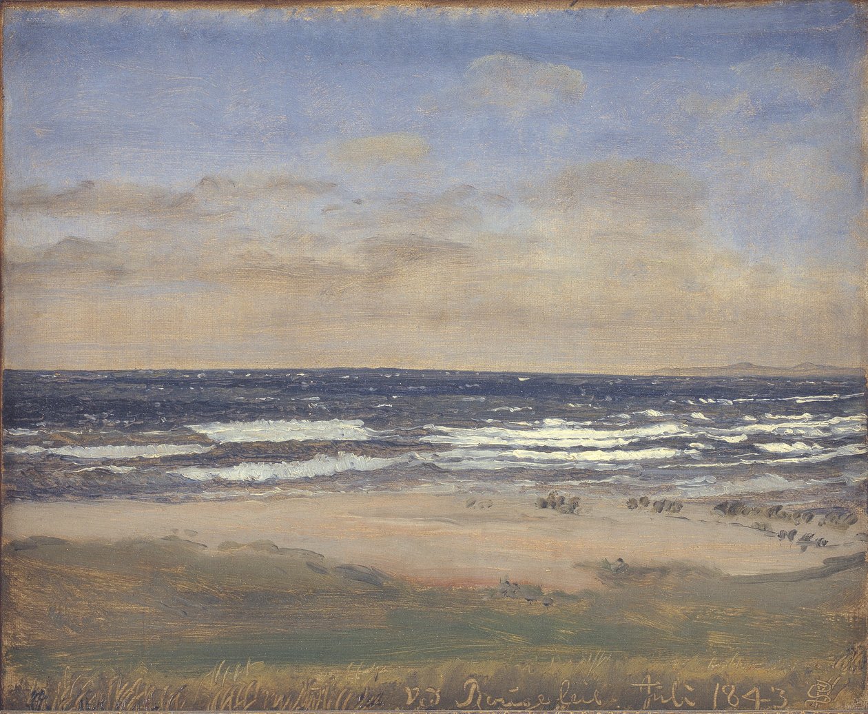 La plage à Rågeleje - P.C. Skovgaard