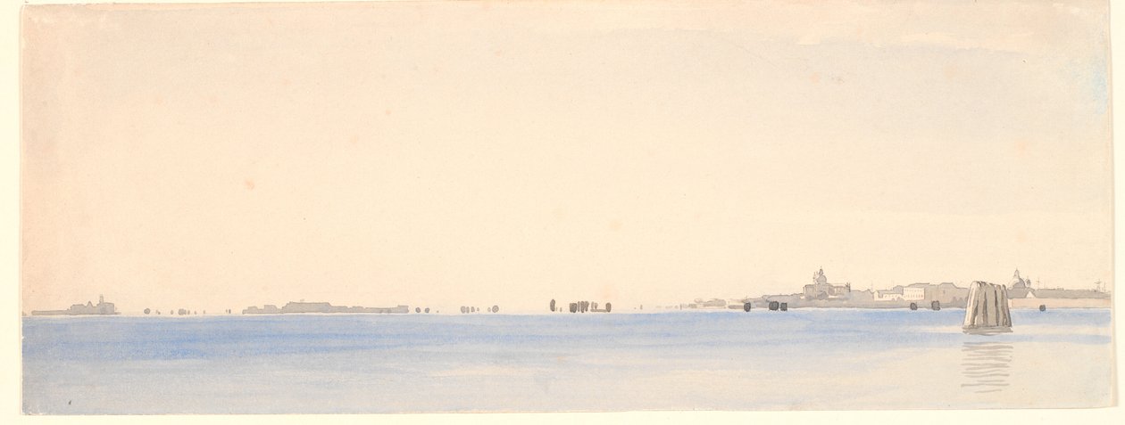 Venise, vue depuis la lagune - P.C. Skovgaard