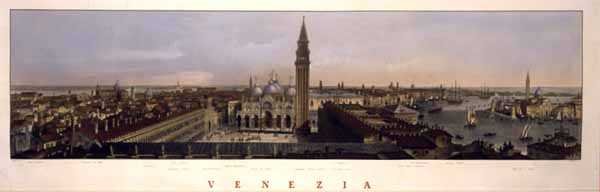 Vue de la place Saint-Marc, Venise, gravée par F. Citerrio - P. (after) Majocchi