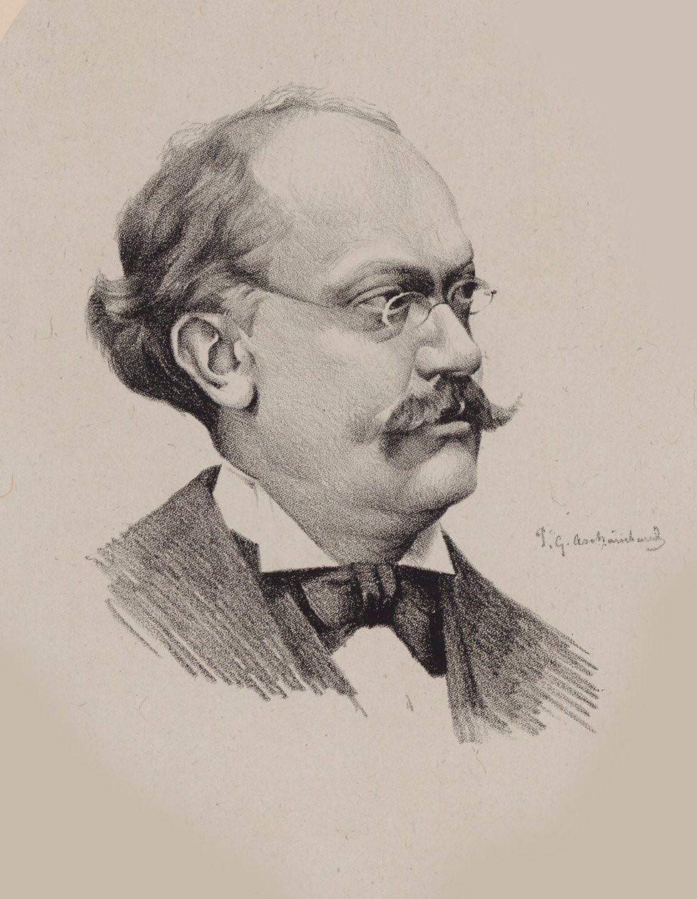Portrait du compositeur Charles Lecocq 1832-1918 - P. G. Archainbaud