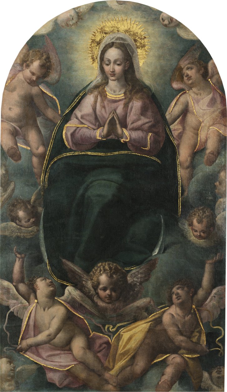 Vierge avec anges - Pablo de Cespedes