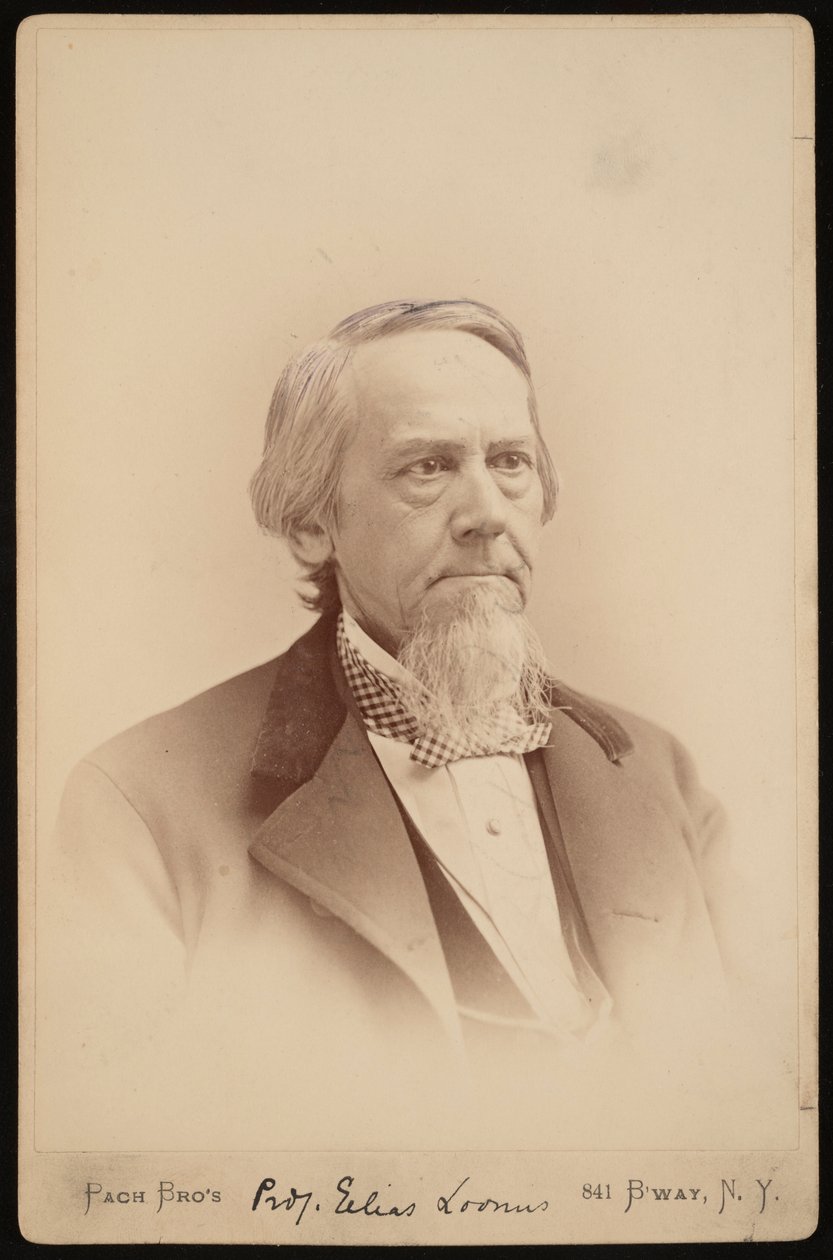 Portrait d'Elias Loomis 1811-1889, entre 1883 et 1889