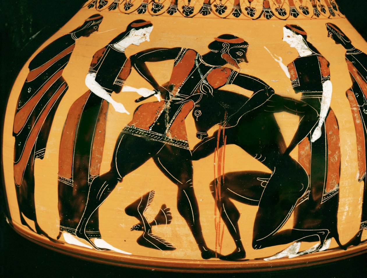 Thésée tue le Minotaure ... - Painter of the Birth of Athena