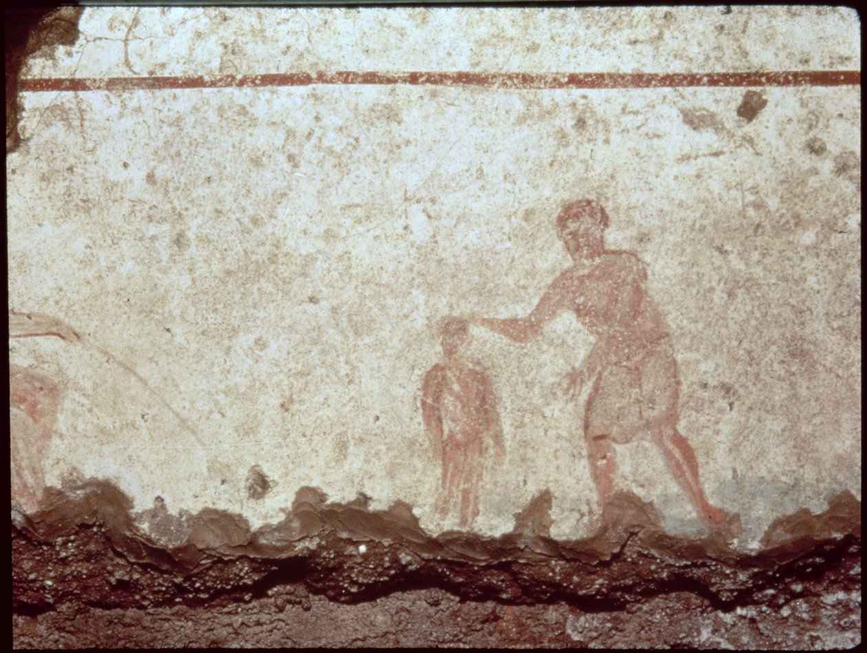 Scène de baptême, 3ème siècle - Paleo Christian