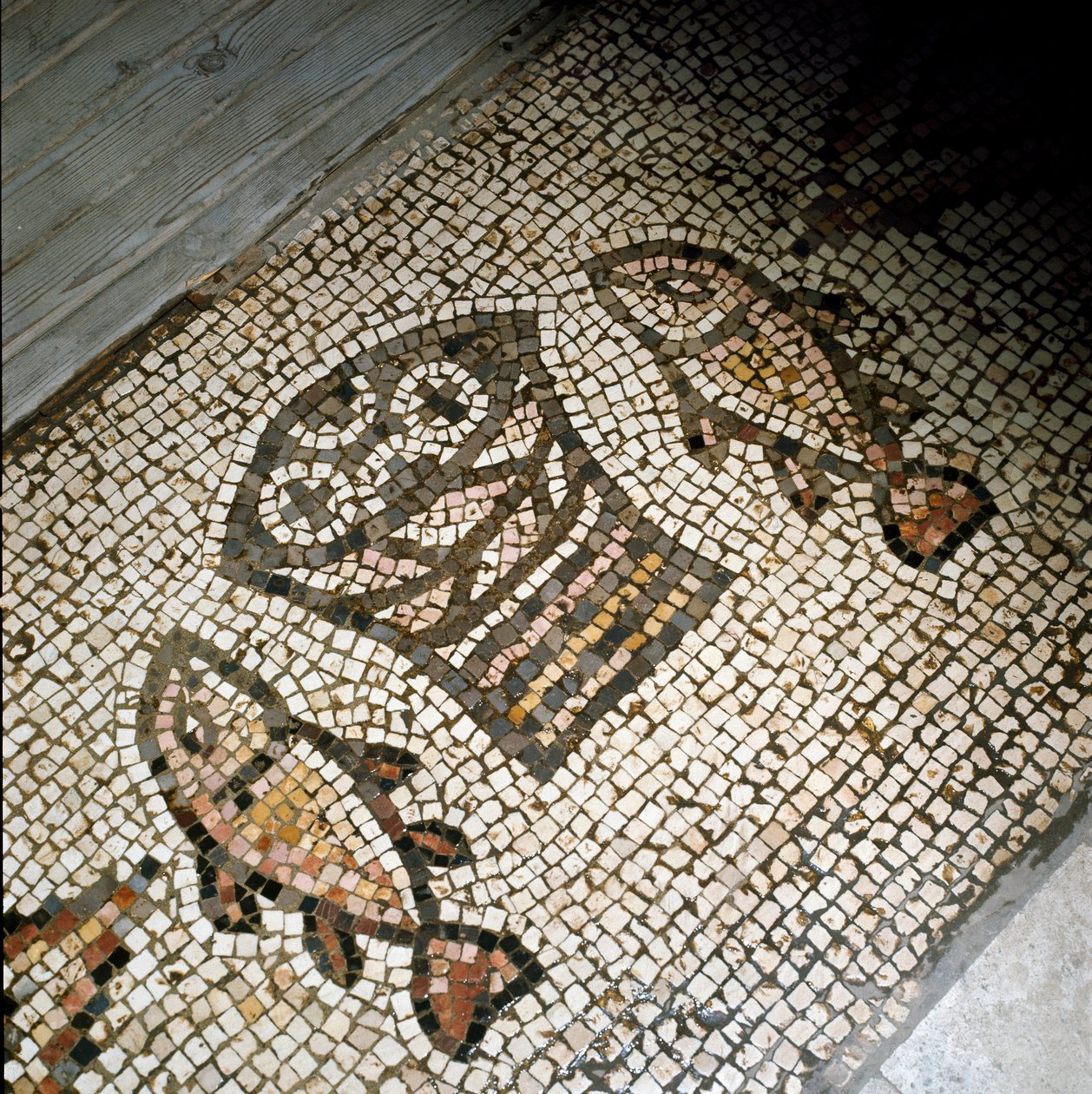 Le miracle des poissons et des pains, mosaïque - Paleo Christian
