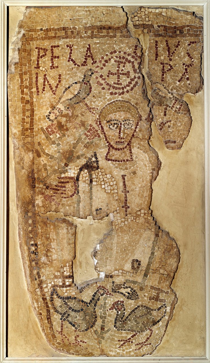 Antiquité paléochrétienne : Représentation du moine ascète Pélage (ou Pélagius) (350-420) - Paleo Christian Paleo Christian