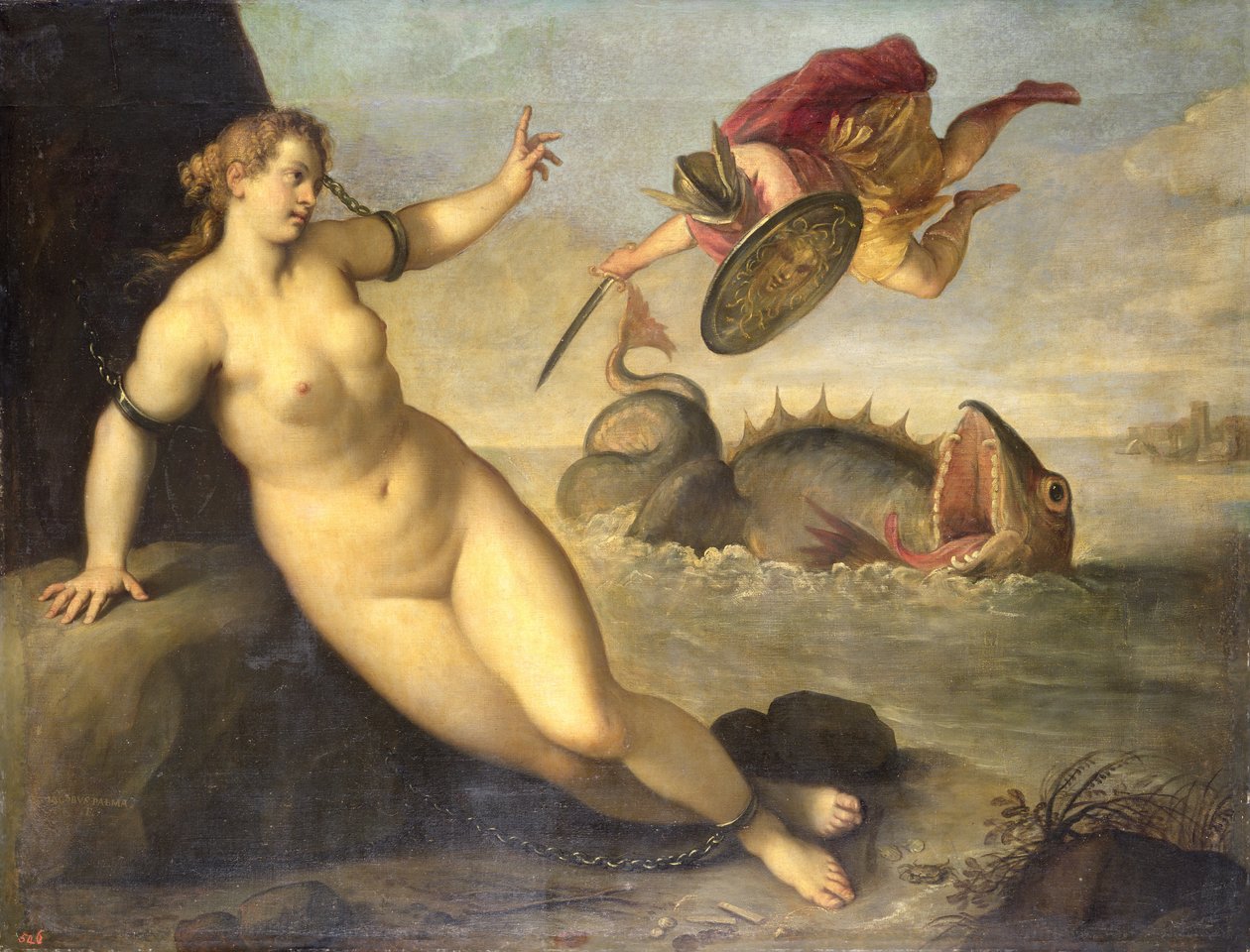 Persée sauve Andromède, c.1610 - Palma Il Giovane