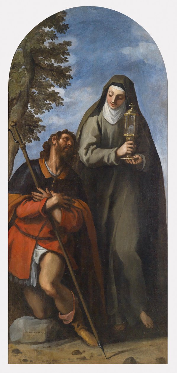 Les saints Roch et Claire - Palma Il Giovane