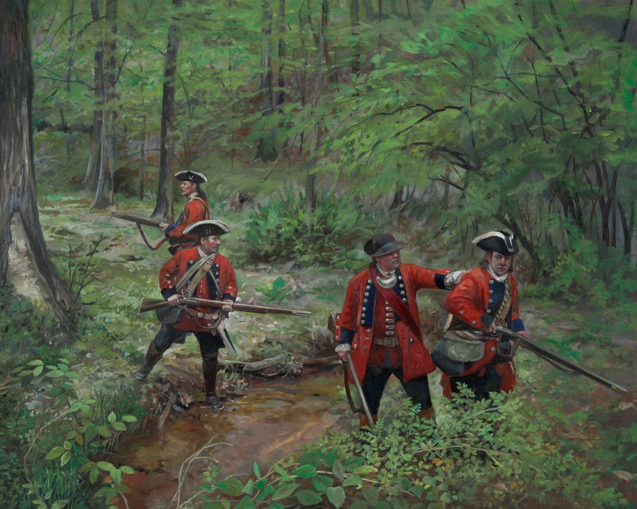 60th Regiment of Foot Royal Americans, 2013 (huile sur toile) - Pamela Patrick White