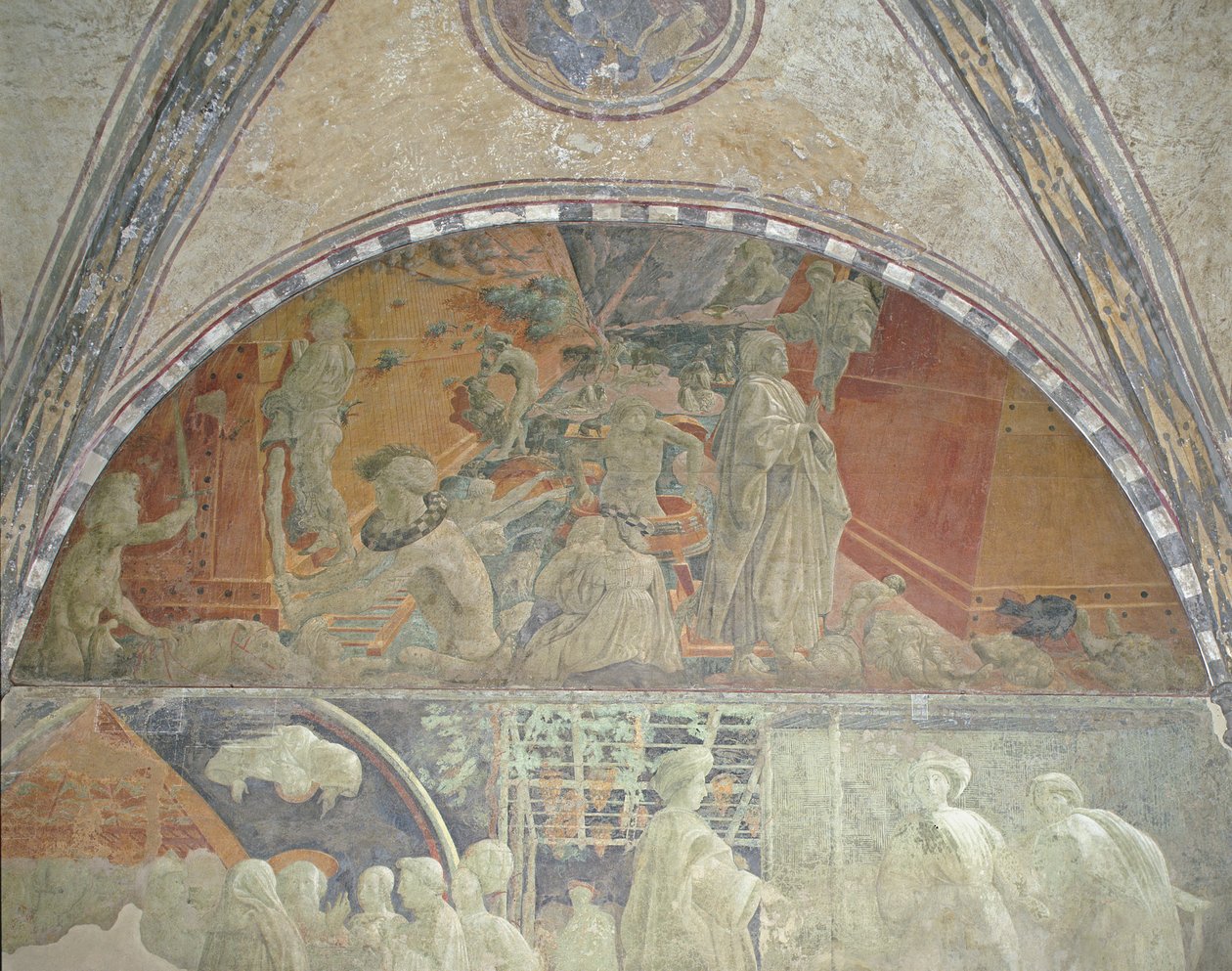 Inondation et eaux se retirant, Cloître Vert, 1447-48 - Paolo Uccello