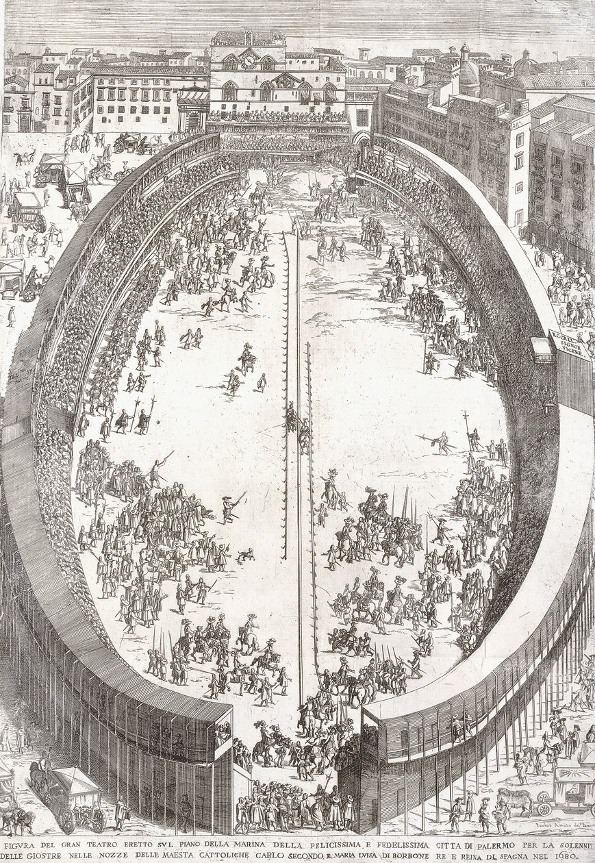 Grande planche pliable du Grand Théâtre, 1680 - Paolo Amato