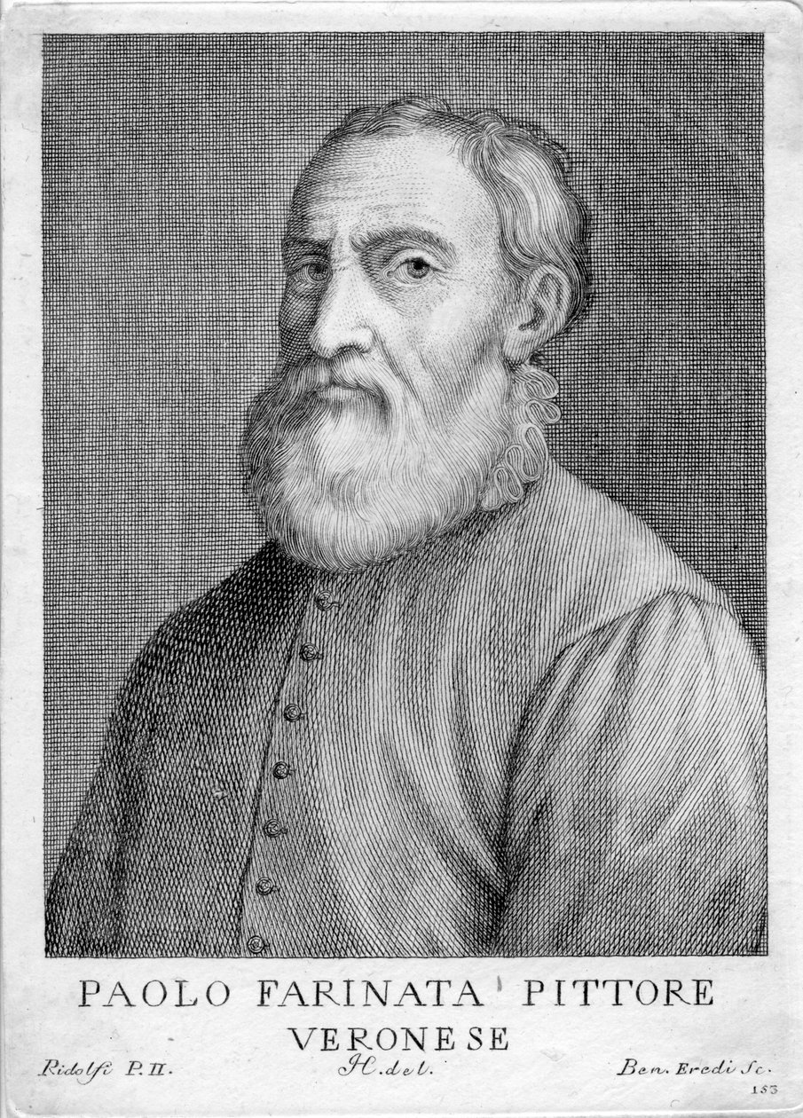 Portrait (gravure) - Paolo Farinata