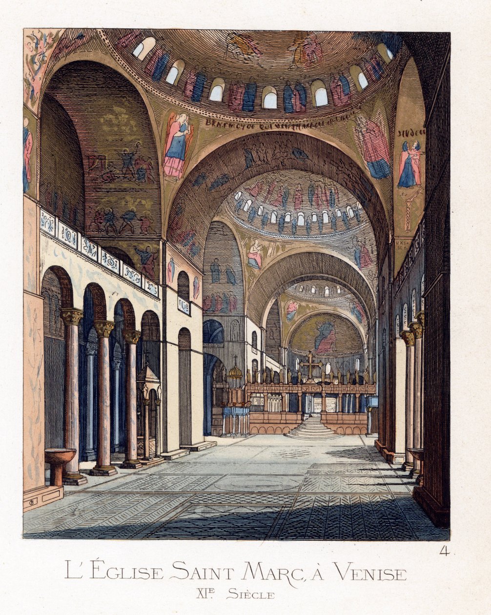 Intérieur de la basilique Saint-Marc à Venise - Paolo Mercuri