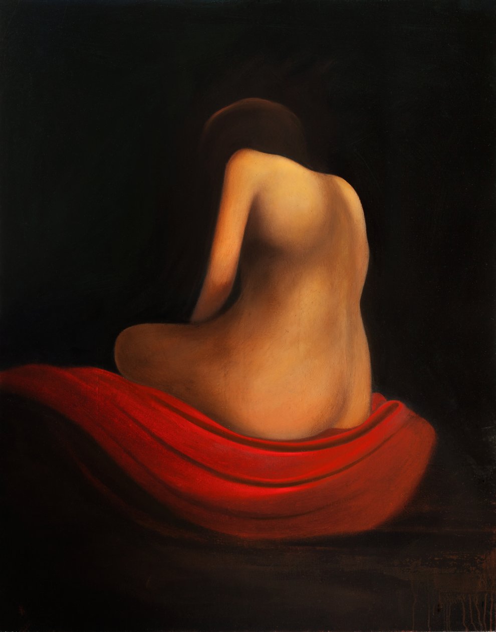 Sans titre, 2016 (huile sur panneau de bois) - Paolo Perfranceschi